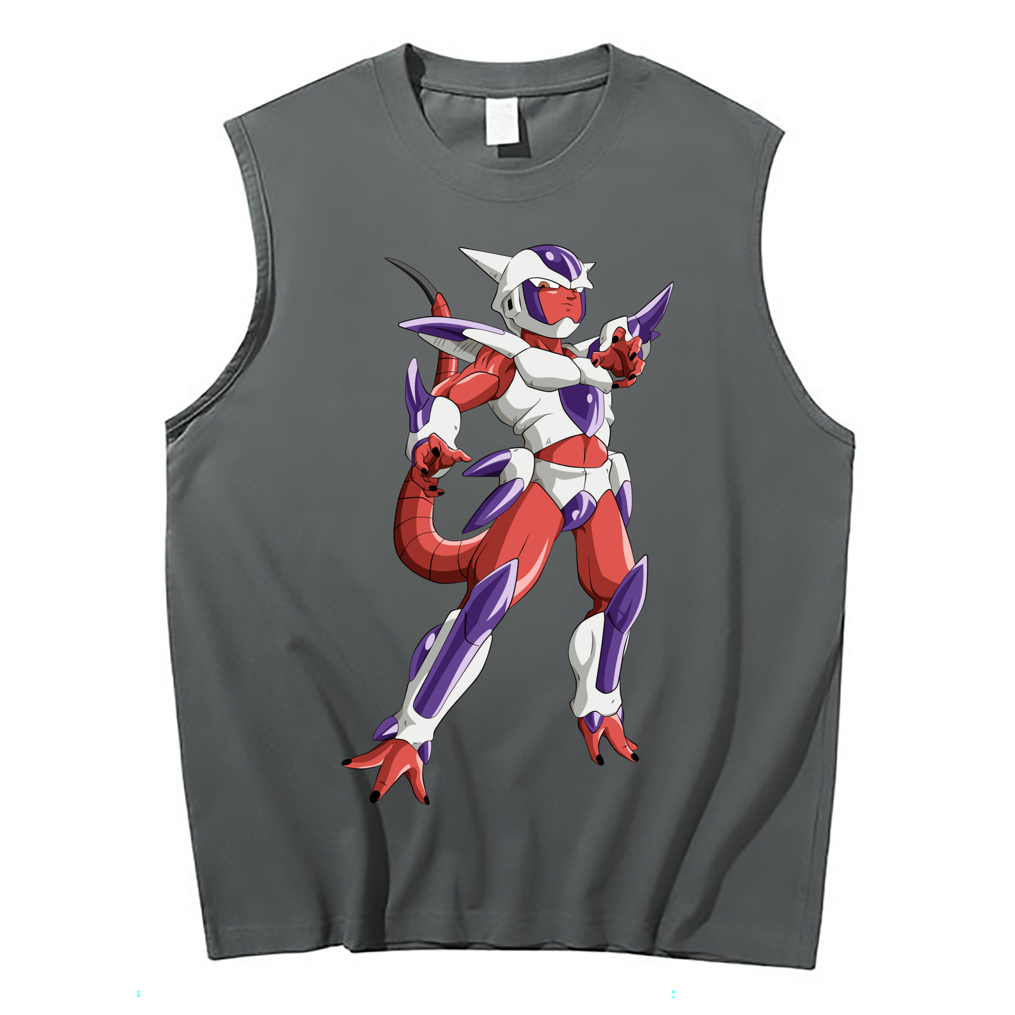 （画像用） ドラゴンボール フリーザ DRAGON BALL Frieza コットン100％タンクトップ（フロントプリント）